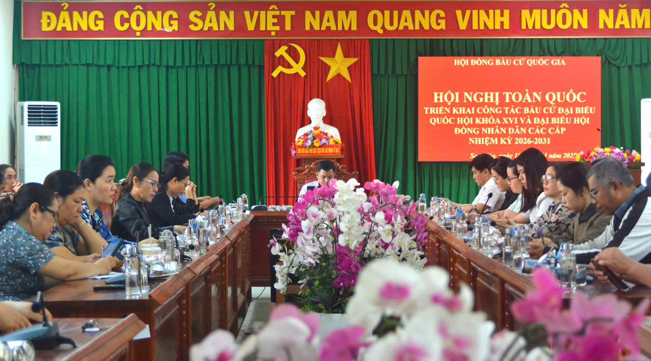 HỘI NGHỊ TOÀN QUỐC TRIỂN KHAI CÔNG TÁC BẦU CỬ ĐẠI BIỂU QUỐC HỘI KHOÁ XVI VÀ ĐẠI BIỂU HĐND CÁC CẤP NHIỆM KỲ 2026-2031